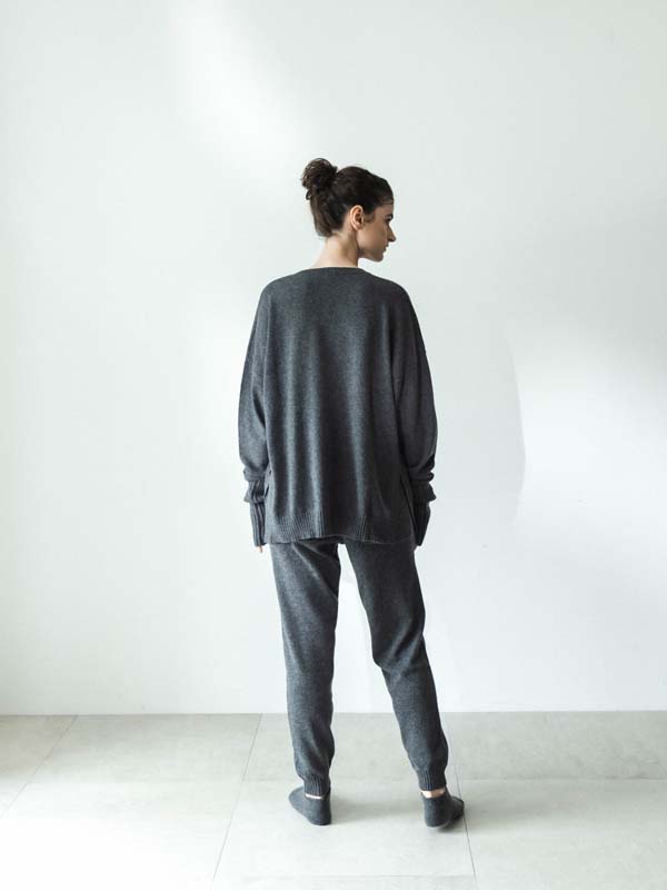 12G CREW NECK SIDE SLIT