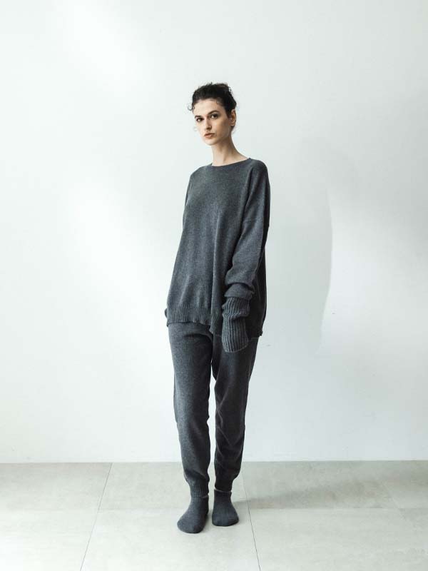 12G CREW NECK SIDE SLIT