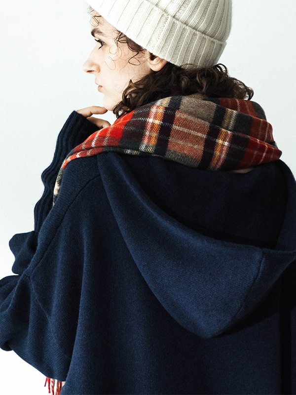 TARTAN CHECK STOLE