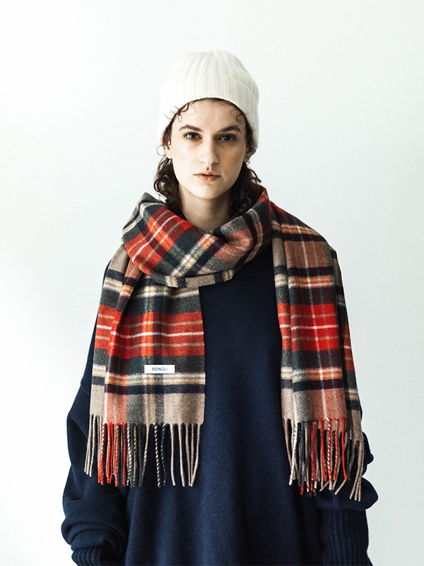 TARTAN CHECK STOLE