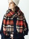 TARTAN CHECK STOLE