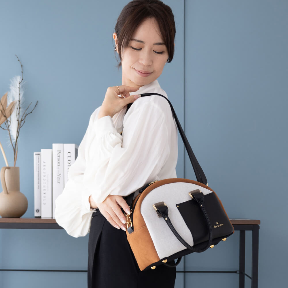 ������ȥɡ��෿�ˤʤä� 2way ���������Хå�  Dome �ɡ��� doracoluv(�ɥ饳���)  ���� �֥���