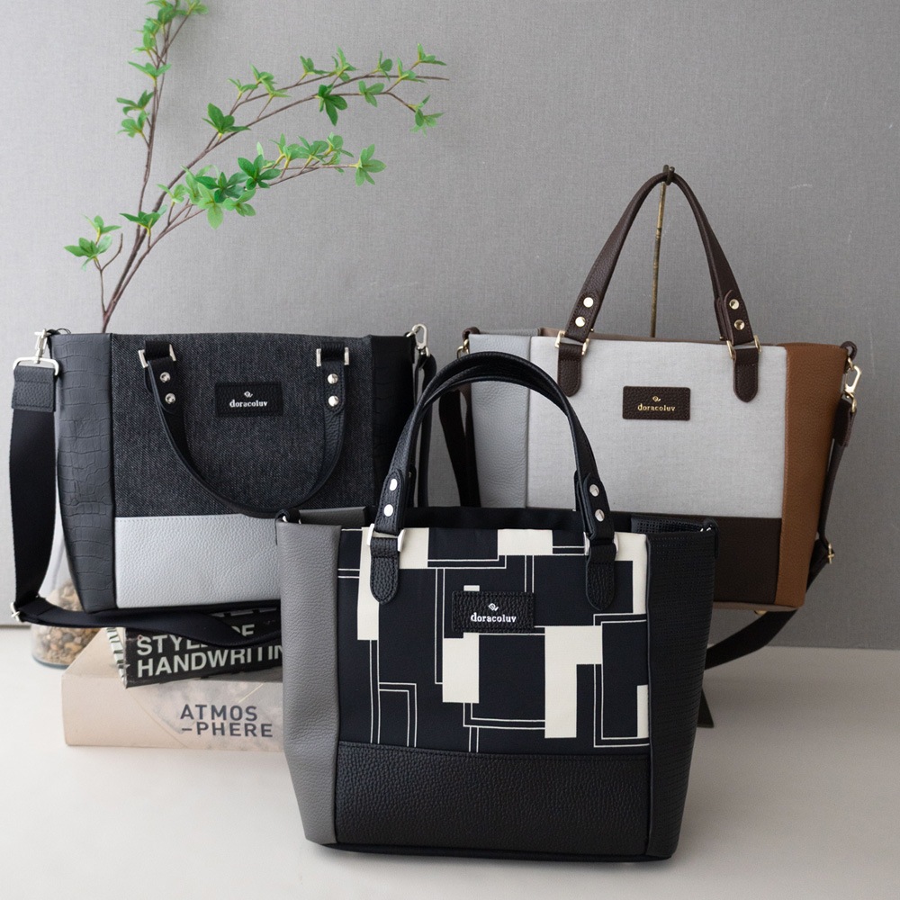 2WAY ���� �ϥ�ɥХå� /�Ф�ݤ����������� Blockbag �֥��å��Хå���doracoluv(�ɥ饳���) ���� �֥���