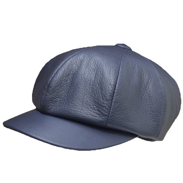 メンズハンチング エゾシカ革の八方ハンチング