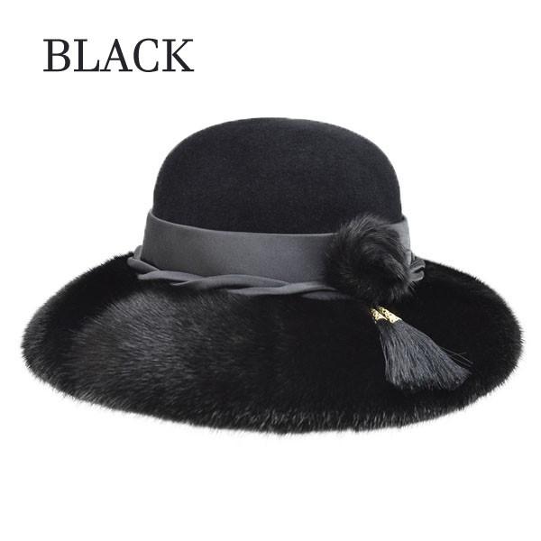 レディース　ミンクファーのカサブランカ どら猫オリジナル 手作り日本製