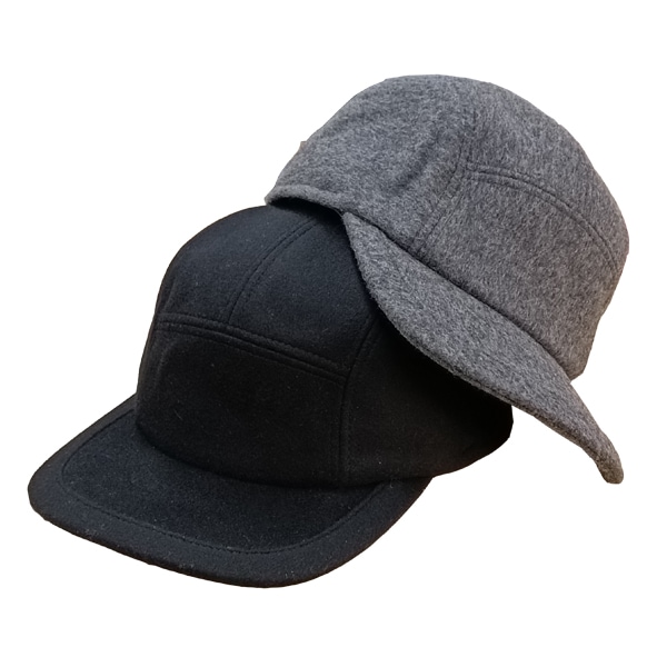 メンズキャップ　耳当て付きキャップ　2カラー