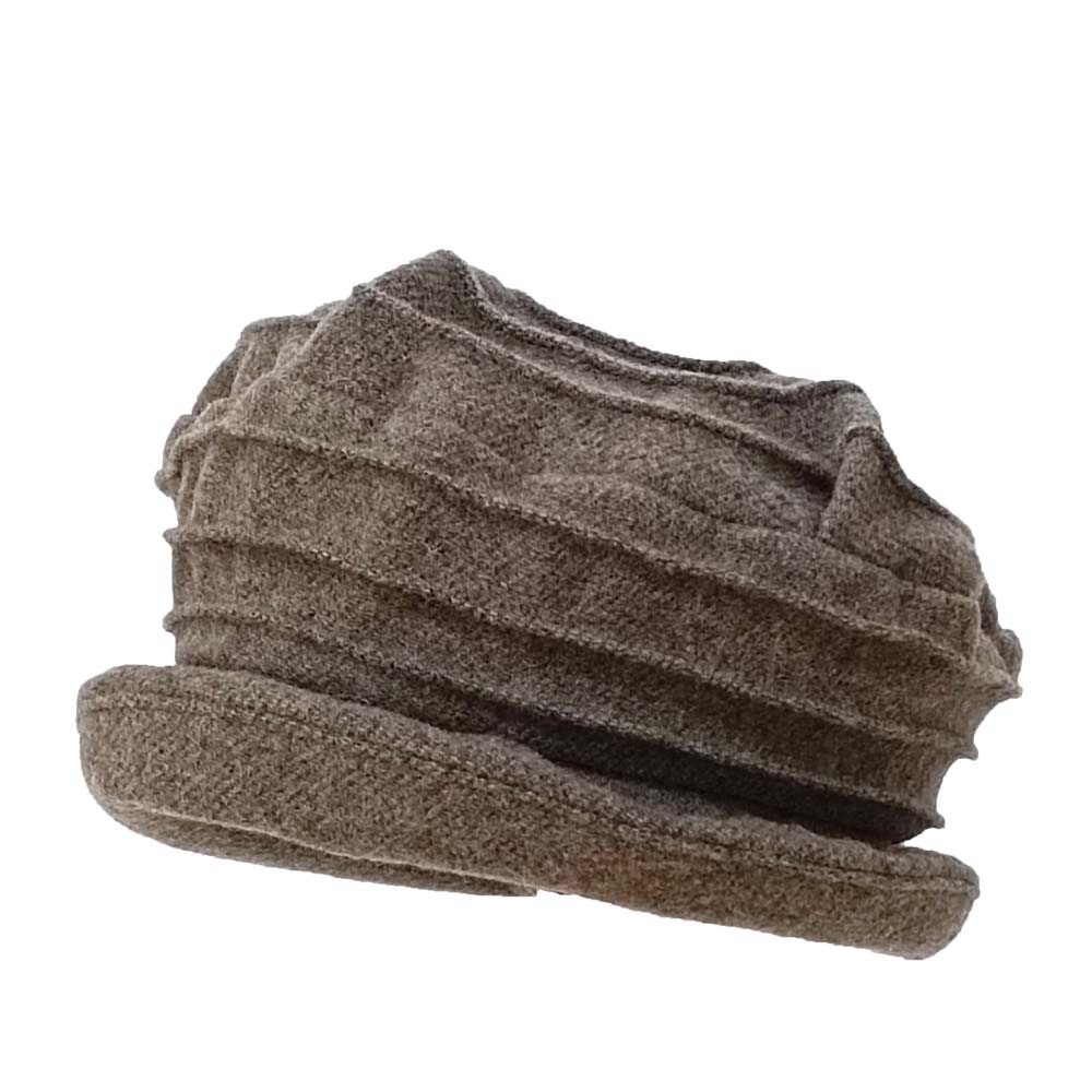 ぐるぐるベレー　ブラウン