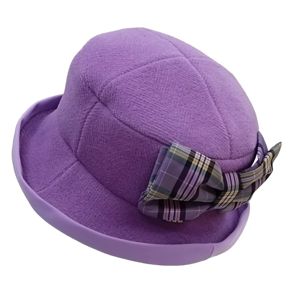 パープルカラーのバックリボンセーラー