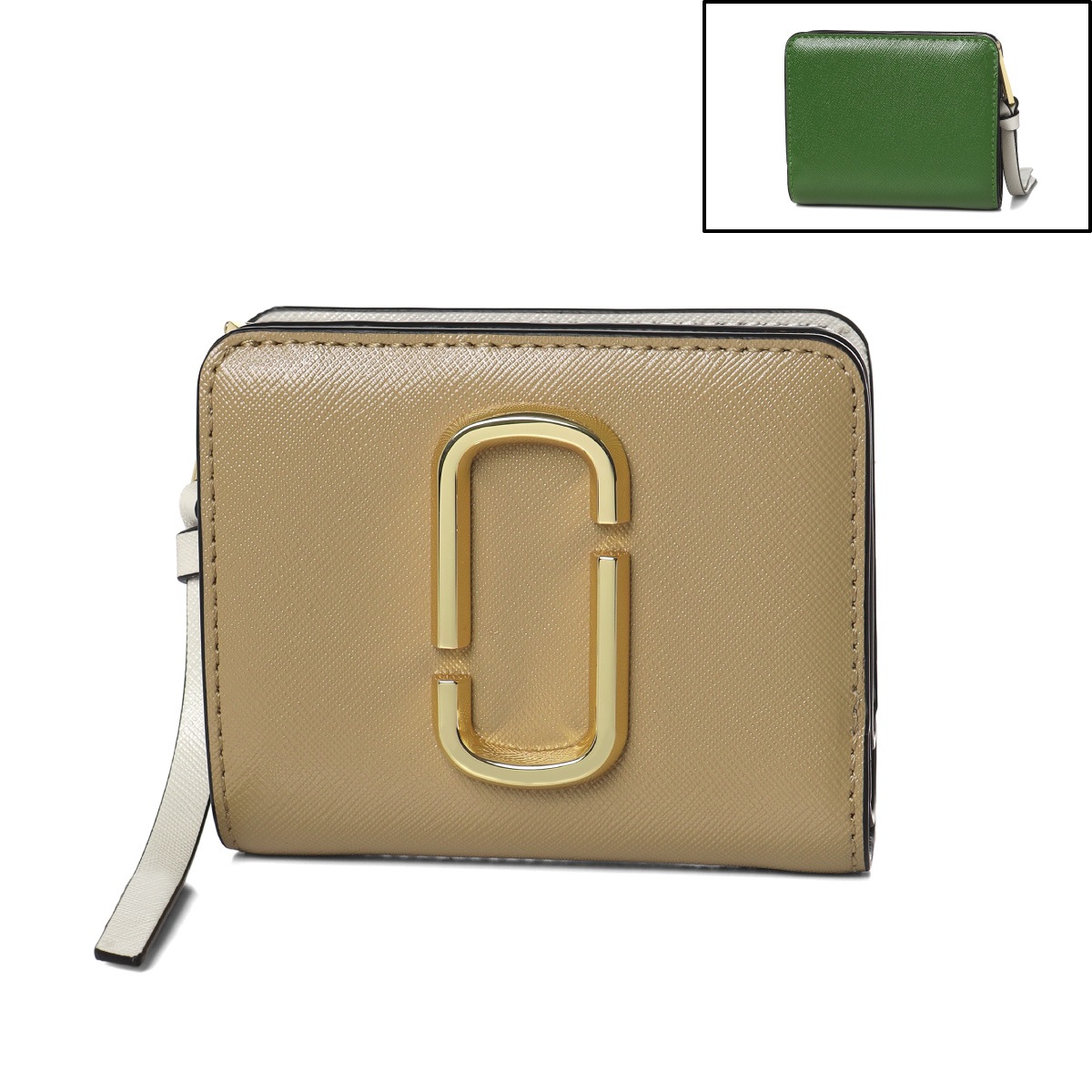 MARC JACOBS マーク ジェイコブス | 二つ折り財布 ミニ | SNAPSHOT スナップショット-インポートショップ ドゥーブル 日本超安い 財布 二つ折り マークジェイコブス 折り財布