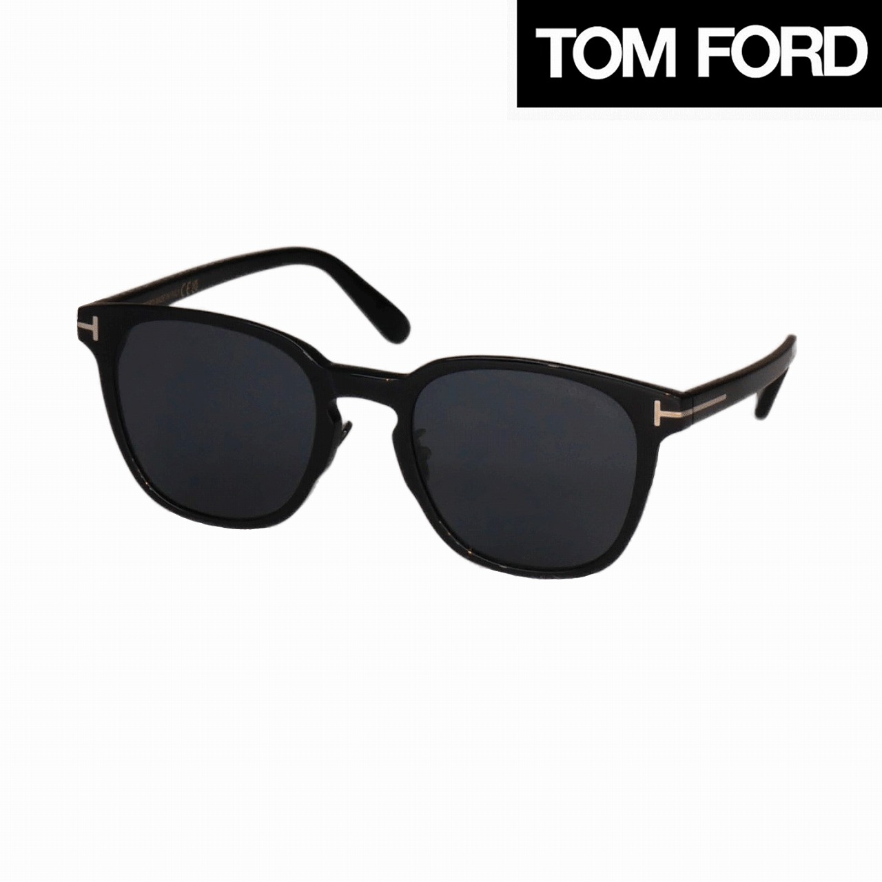 美品 現行品 付属品完備 TOM FORD TF1051-K ECO 01A 黒 TOM FORD サングラス TF1051-K ECO 01A ウェリントン メンズ