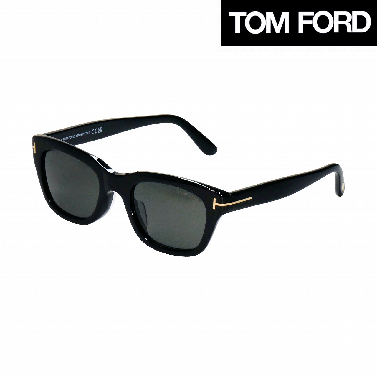 偏光　TOM FORD 正規品 トムフォード メガネ 　TF0237 サングラス トムフォード(TOMFORD) TF0237-F 01A Snowdon (ｽﾉｰﾄﾞﾝ）｜トムフォード