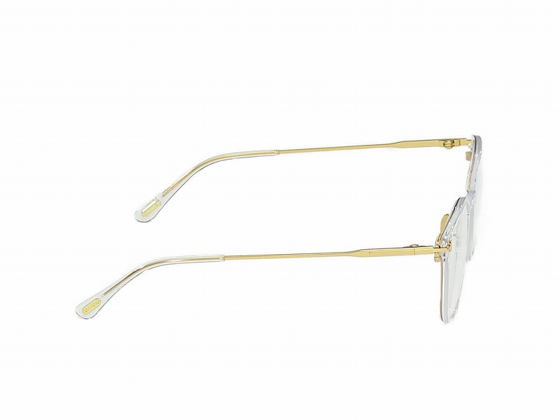 【訳アリSALE】TOM FORD　TF5694B 030　メガネ チタニウム Tom Ford FT 5694-B BLUE BLOCK Crystal Shiny Rose Gold 52/22/145