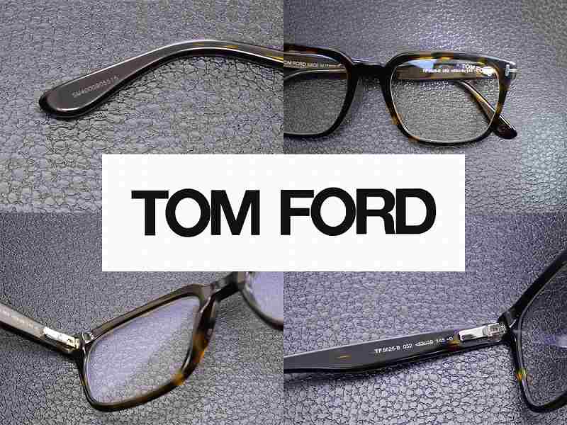 美品 TOM FORD サングラス TF5660F-B 052 TOM FORD EYEWEAR ブルーライト カット TF5660-F-B 052