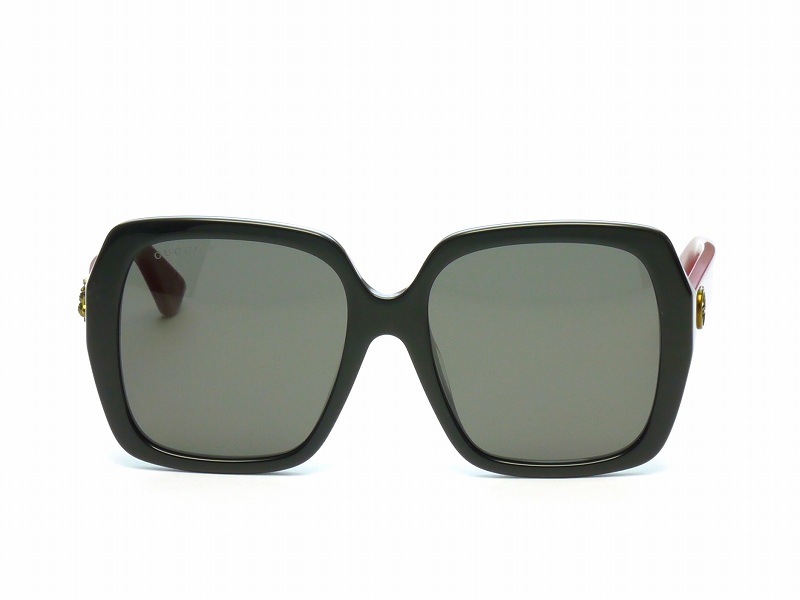 最終値下げ未使用　Gucci グッチ サングラス GG0096SA Brandol / GUCCI グッチ サングラス スクエア型 セルフレーム