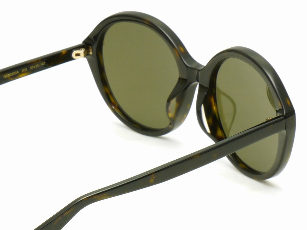 GUCCI サングラス ブラウン/ブラック GG0023SA グッチ(GUCCI) GG0023SA 002 (57)｜グッチ(GUCCI)サングラス