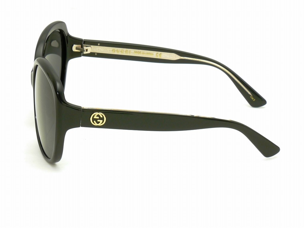 GUCCI サングラス［定番0080SKシリーズ］レディース メンズ グッチ(GUCCI) GG0080SK 001 (61)｜グッチ(GUCCI)サングラス｜DOUBLE