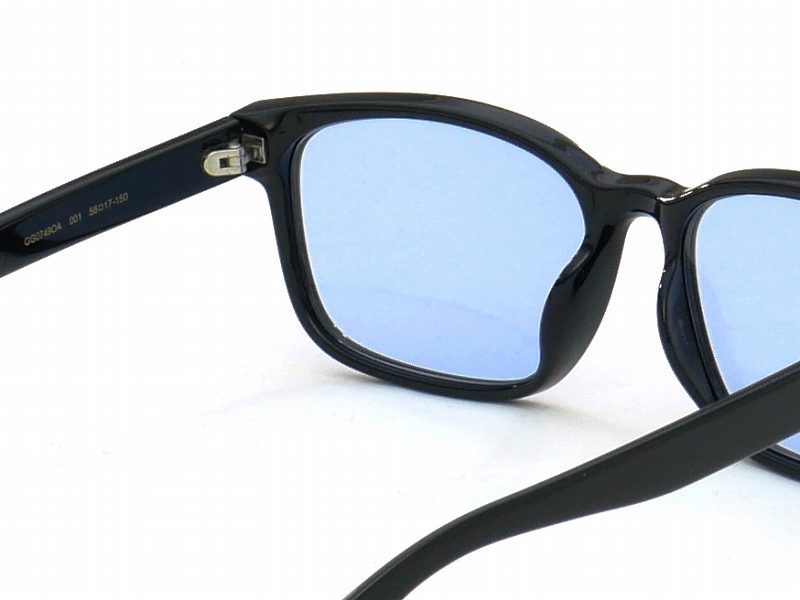Gucci サングラス 青色ミラーレンズ gucci ミラーサングラス
