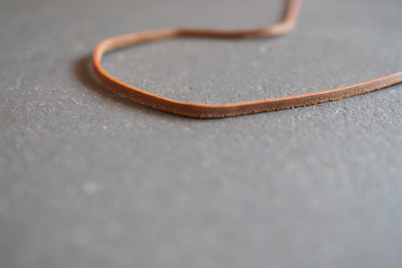 Leather strap<p>TAPIR 革紐 - natural</p>