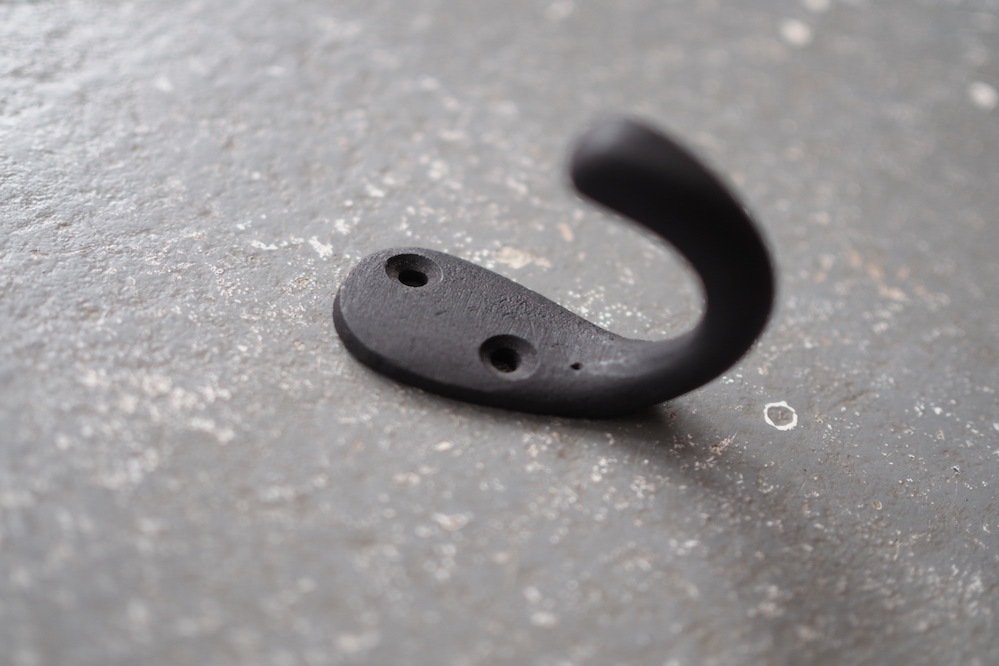 Brass hook (black)<p>真鍮フック(ブラック)</p>