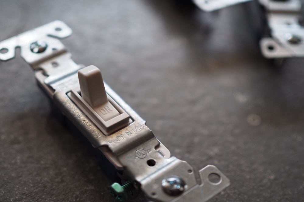 American switch<p>アメリカンスイッチ 　片切り ホワイト</p>