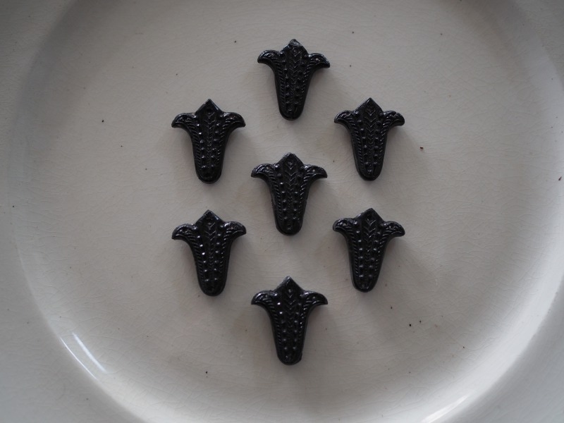 French jet beads lily<p>フレンチジェットビーズ 百合</p>