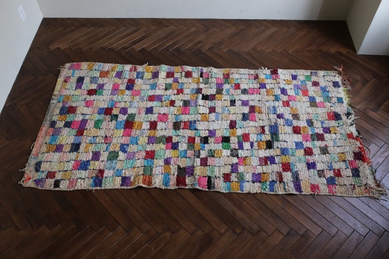 Vintage boucherouite rug F <p>ボシャラウィットラグ F</p>