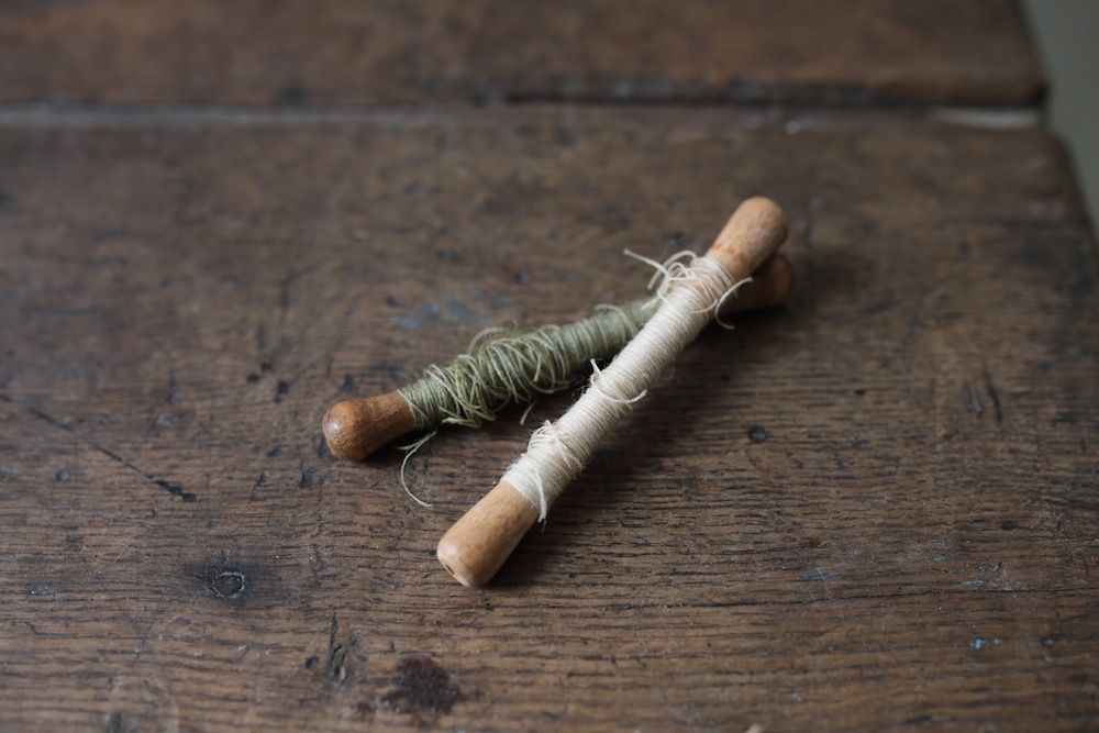 フランスアンティーク アンティーク 糸巻 ボビン レース シャビー