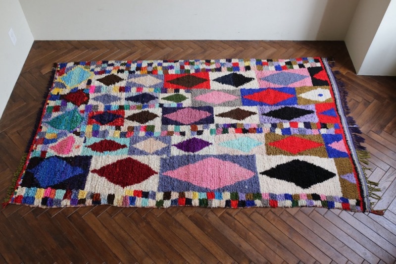 Vintage boucherouite rug H <p>ボシャラウィットラグ H</p>