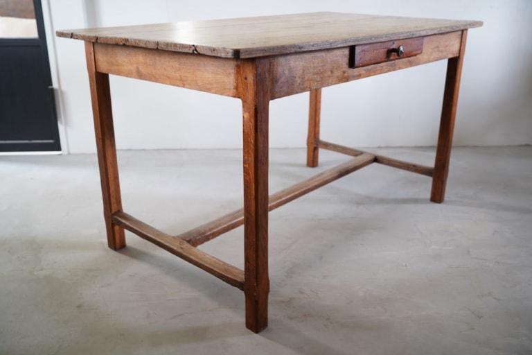 ヴィンテージ オーク材 テーブル W90×D60.5×H70cm 古家具 古民具 ヴィンテージ オークテーブル (B) ｜ D+E MARKET Online