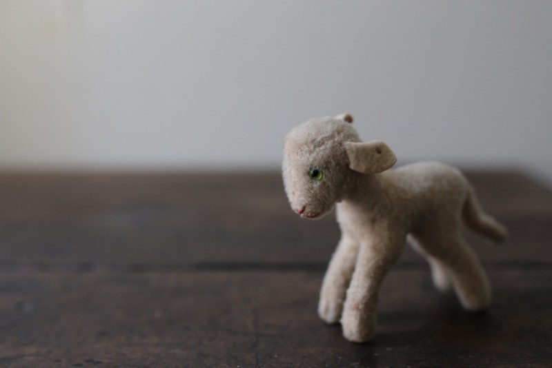 Steiff sheep “Lamby”<p>シュタイフ 羊の“ランビー”</p>