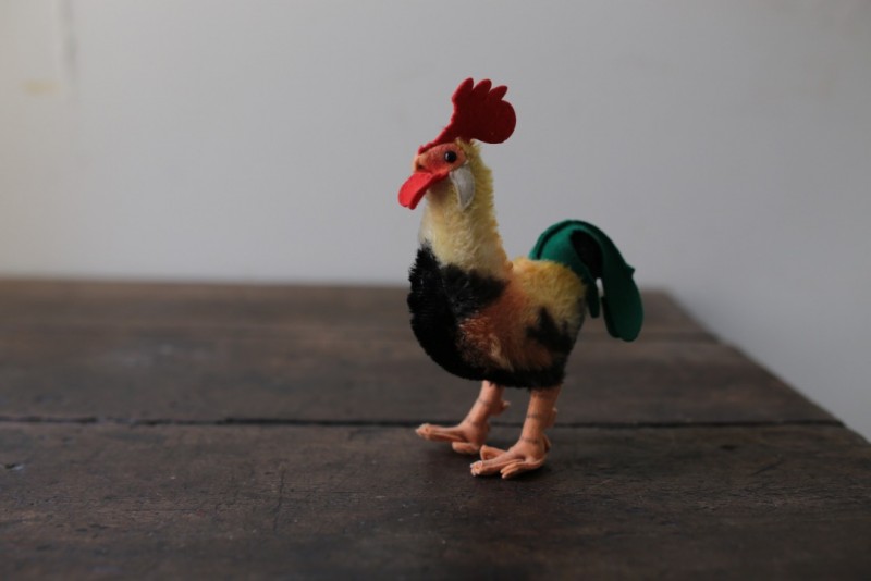Steiff  rooster “Hahn”<p>シュタイフ 雄鶏の“ハーン”</p>