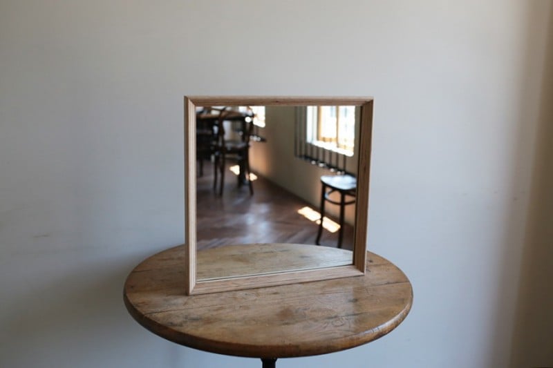 DEN PLUS EGG Original Mirror (square/S)<p>デンプラスエッグ オリジナルミラー (スクエア/S)</p>