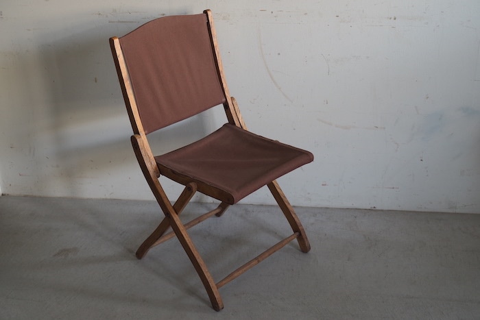 英国製軽量ビンテージ•フォールディングチェア☆KENT&CURWEN】【レア