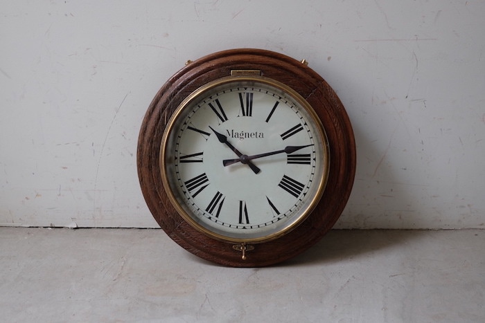 Vintage wall clock E<p>ウォールクロック E</p>