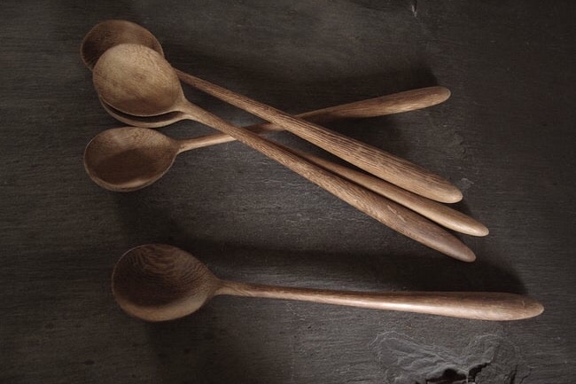 Almond Handle Cooking Spoon<p>クッキングスプーン(アーモンド)</p>