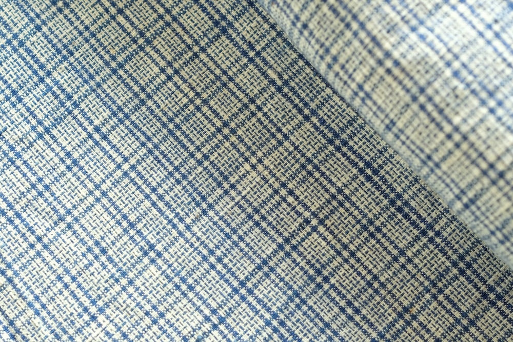 Antique Roll fabric (check/D)<p>アンティーク ロール生地 (チェック/D)</p>