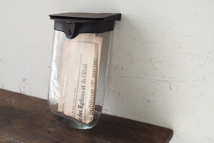 Vintage mail box (glass)<p>ヴィンテージ 郵便受け (ガラス)</p>