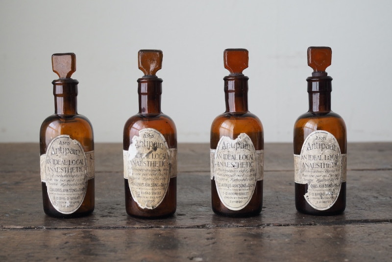 Vintage chemical bottle C<p>ヴィンテージ 薬品瓶 C</p>