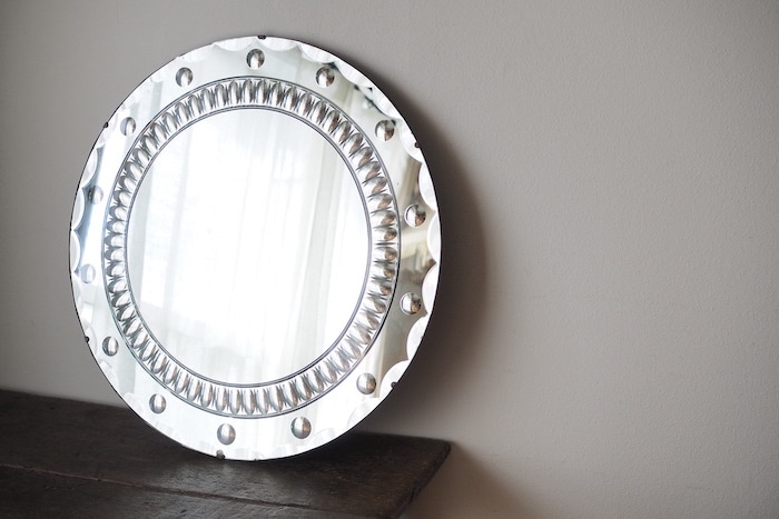 Vintage cutting mirror (circle)<p>ヴィンテージ カッティングミラー (サークル)</p>