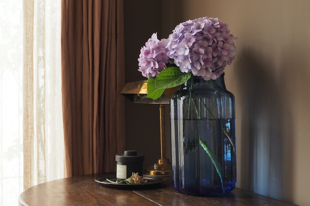 vintage glass ❀ ヴィンテージ グラス ＆ かご ケース おぞましく a
