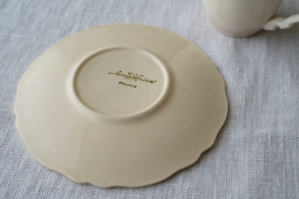 Sarreguemines demitasse cup&saucer <p>サルグミンヌ デミタスカップ＆ソーサー</p>