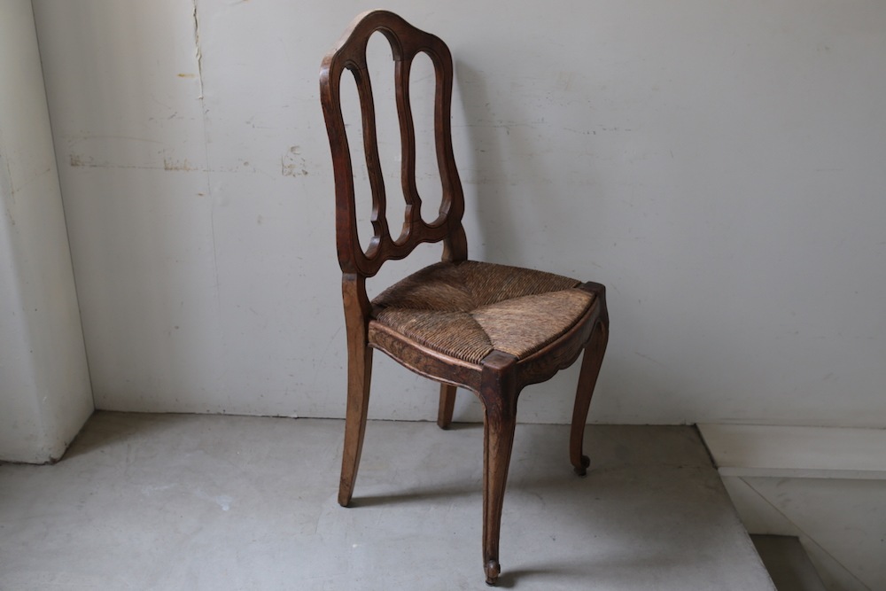 【antique】ラダーバックラッシュシートチェア antique】ラダーバックラッシュシートチェア antique】ラダー