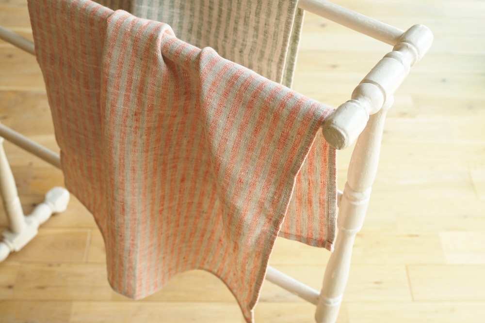 LinenMe Hand Towel Brittany Stripe <p>リネンミー ハンドタオル ブリタニーストライプ </p>