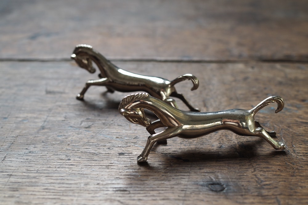 Vintage cutlery rest horse<p>ヴィンテージ カトラリーレスト 馬</p>