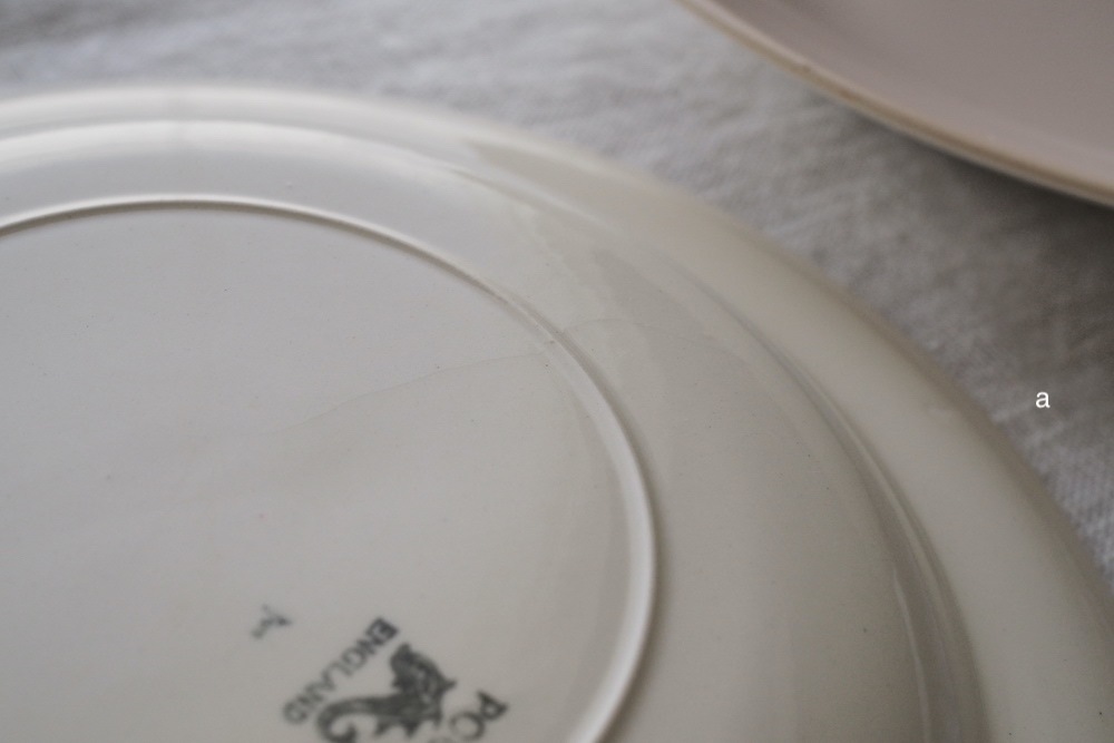 Poole Pottery rimplate (Mushroom)<p>プール・ポタリー リムプレート(マッシュルーム)</p>