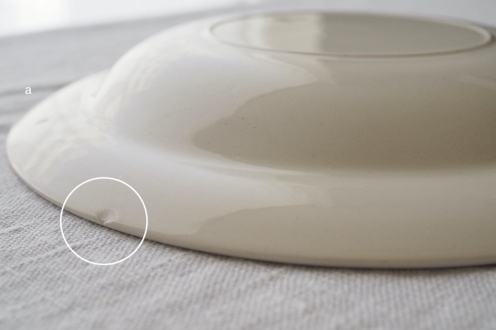 Poole Pottery rimplate (Mushroom)<p>プール・ポタリー リムプレート(マッシュルーム)</p>