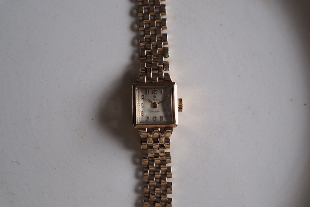 ROLEX 9ct.gold square Ladies’<p>ロレックス スクエア レディース</p>