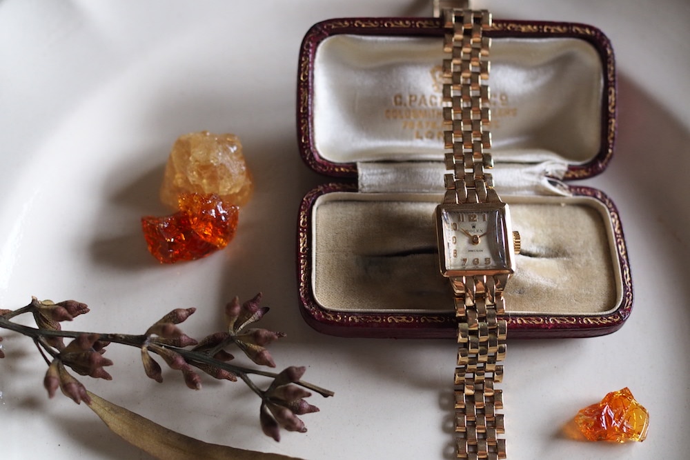 ROLEX レディース 手巻 腕時計 9KYG 1940年代 レディース