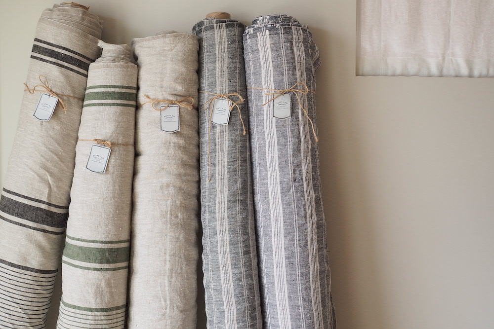 Lithuania linen Provence / Multi Stripe<p>リトアニアリネン プロヴァンス/マルチストライプ</p>