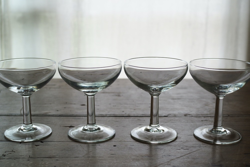 ヴィンテージ シャンパングラス(クープ) ｜ D+E MARKET Online